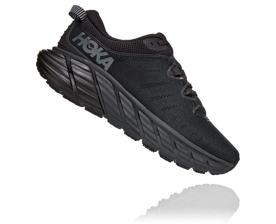 Hoka One One Hardloopschoenen Dames - Gaviota 3 - Zwart - PN7358102